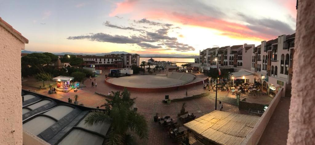 Appartement Vue Lac Marin Et Canigou Le Barcarès Dış mekan fotoğraf